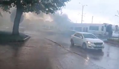 Gaziantep’te Korkutan Tramvay Yangını
